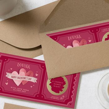 Valentine's Scratch Gift Voucher For Her Or Him, 2 of 4