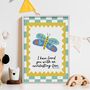 Everlasting Love Butterfly Nursery Print, thumbnail 1 of 7