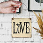 Handmade Wooden Love Sign, thumbnail 3 of 5