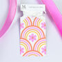 Cosmos Pink Flower Gift Wrap Set, thumbnail 4 of 4
