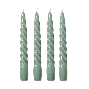 Set Of Four Twisted Taper Candles, 3 of 4
