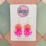Handmade Resin Jellyfish Earrings That Wiggle With Every Step, thumbnail 5 of 12