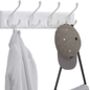 Wall Mounted Coat Rack With Four Tri Hooks, thumbnail 5 of 7