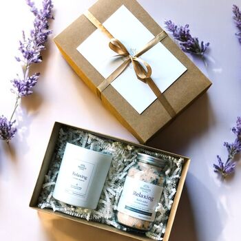 Relaxing Birthday Pamper Gift Box For Her Organic Aromatherapy Scented With Essential Oils, 9 of 10