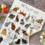 A Z Of Cats Tea Towel, thumbnail 2 of 5