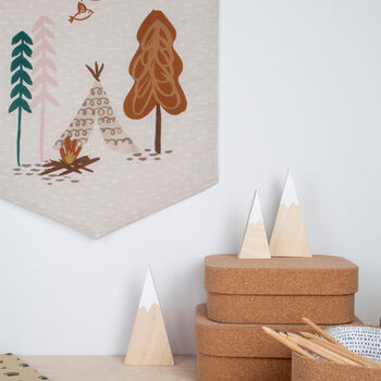 Camping Adventure Tepee Children's Wall Hanging, 3 of 6
