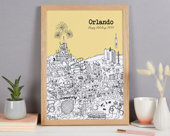 Personalised Orlando Print, 7 of 9