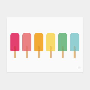 Coloured Lollies Print, 3 of 3