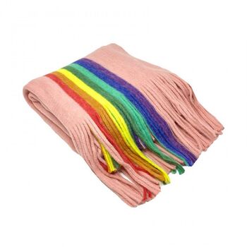 Rainbow Soft Snuggly Blanket Scarf, 8 of 9