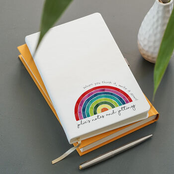Personalised Rainbow Notebook, 2 of 5