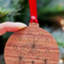 Personalised Wooden Child's Drawing Bauble, thumbnail 5 of 12