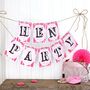 Hen Night Bunting, Room Decor, Party Decorations, thumbnail 1 of 6