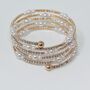Winding Sparkle And Pearl Bangle, thumbnail 2 of 6
