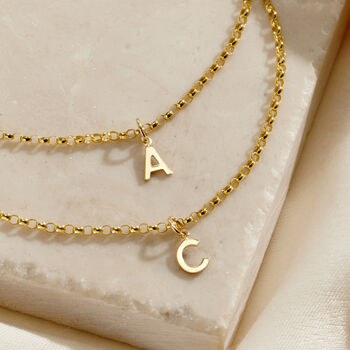 Petite 9ct Gold Multi Initial Bracelet, 6 of 6
