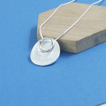 Sterling Silver Cassini Pendant, 3 of 4