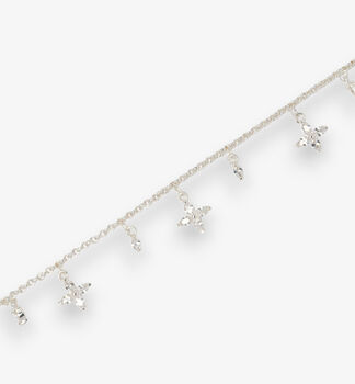 Kinmokusei 925 Sterling Silver Plated Floral Necklace, 3 of 4