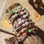 Faceted Crystal Intention Beaded Bracelet, thumbnail 2 of 12