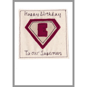 Personalised Superhero Birthday Card For Her, 3 of 12