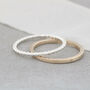 Plain Band Ring. 9ct Gold Stackable Ring, thumbnail 3 of 8