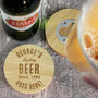 Beer Gifts For Him Pint Glass, Coaster And Opener, thumbnail 3 of 9
