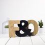 Wooden Letters Contemporary Oak, thumbnail 6 of 8