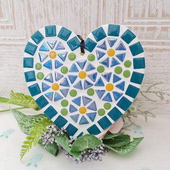 Forget Me Not Heart Mosaic Kit, 5 of 7