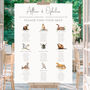 Woodland Wedding Animal Seating Plan, thumbnail 3 of 8