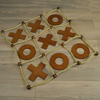 Deluxe Wooden Noughts And Crosses Game, 2 of 3