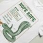 Funny Snake T Shirt 'Know Your Nope Rope', thumbnail 4 of 5