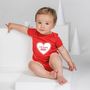 Personalised Valentine's Day Baby Grow, thumbnail 1 of 2