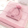 Luxury Baby Girl Dawn And Petal Pink Knitted Gift Box, thumbnail 9 of 12