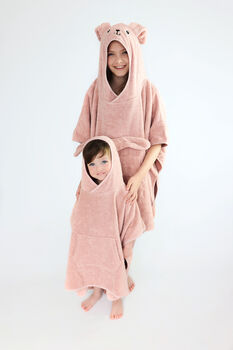 Rabbit Children's Hooded Towel Poncho, 6 of 7
