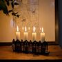 Brass 'House Facade' Candle Holder | Gift Set With Four Candles, thumbnail 1 of 4