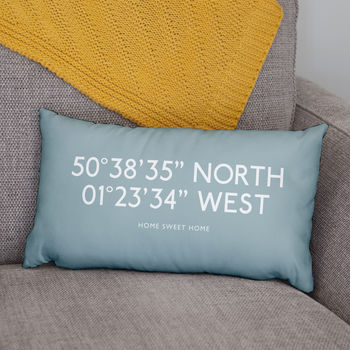 Personalised Bus Blind Style Coordinates Cushion, 5 of 9