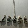 Her Childrens Initials Silver Necklace For Mum, thumbnail 3 of 8