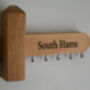 Wooden Engraved Key Hanger For Wall | Personalised, thumbnail 9 of 12