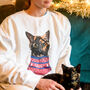 Christmas Cat Jumper Personalised For Cat Lovers, thumbnail 11 of 12