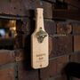 Personalised Wooden Beer Bottle–Shaped Wall Opener, thumbnail 2 of 6