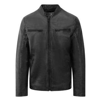 Mens' Sheepskin Luxury Leather Jacket, 3 of 11