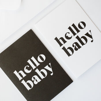 'Hello Baby' Card, 2 of 4