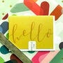 Mini Hello Card, thumbnail 1 of 5