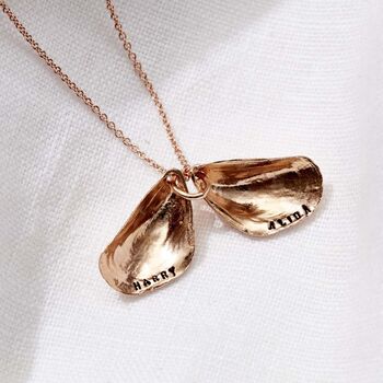 Personalised Mussel Shell And Pearl Necklace, 9 of 9