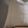 Mudcloth And Linen Scatter Cushion, thumbnail 1 of 7