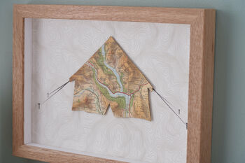 Personalised Map Camping Print Gift, 2 of 2