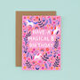 Any Age Unicorn Birthday Card, Girls Birthday Card, thumbnail 9 of 9