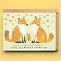Fox Wife Birthday Card, thumbnail 1 of 2