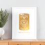 10th Tin Can Wedding Anniversary Print, thumbnail 2 of 8