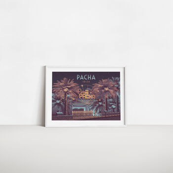 Pacha Nightclub Ibiza Travel Poster Art Print, 4 of 8