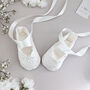 Ava Christening Booties, thumbnail 2 of 3