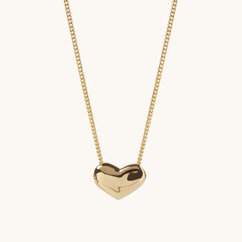 Heart Necklace Silver Or 18ct Gold Vermeil Plate, 4 of 6